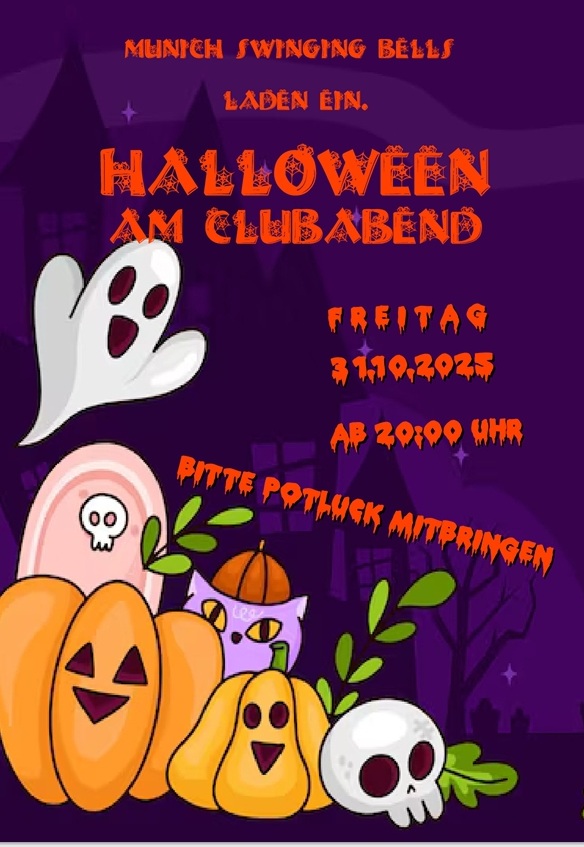 Flyer zur Halloween Party