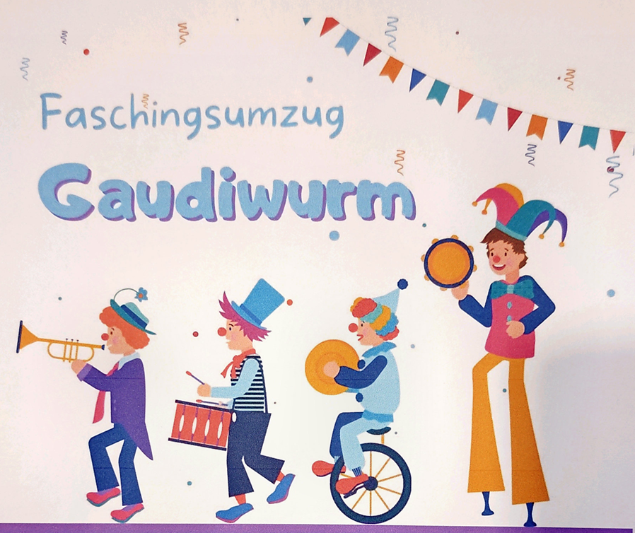 Flyer zum Faschingsumzug der VG29